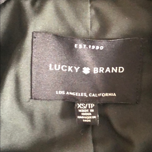 Lucky brand 100% leather jacket (size xs) - Picture 2 of 3